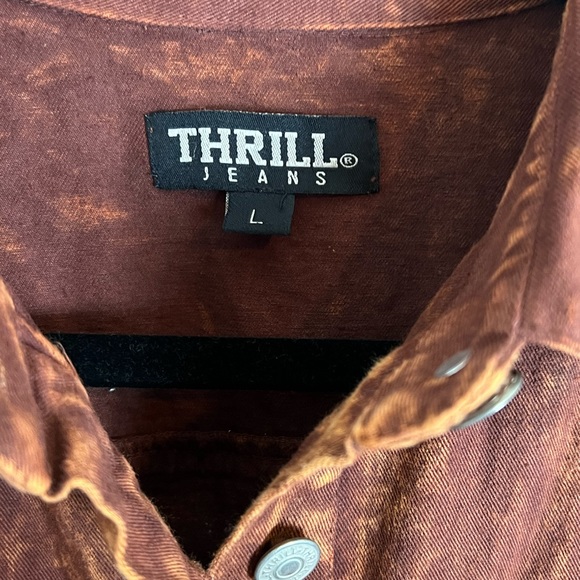 Distressed Button Up - Picture 3 of 6